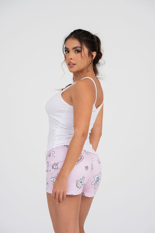 BS-199 SHORT ESTAMPADO OSOS Y CONOS JUANITA
