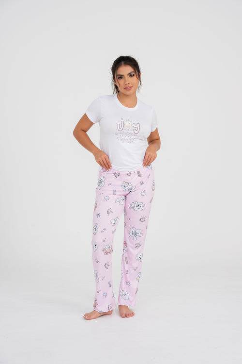 BS-188 PANTALON ESTAMPADO OSOS Y CONOS BASICA