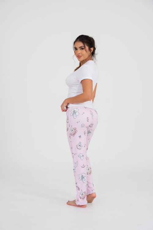 BS-188 PANTALON ESTAMPADO OSOS Y CONOS BASICA