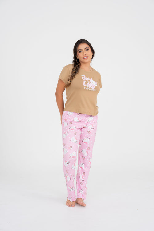 BS-185 PANTALON ESTAMPADO HELLO KITTY BASICA