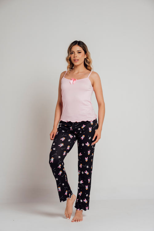 BS-157 PANTALON Y JUANITA ESTAMPADO PATA DEISY