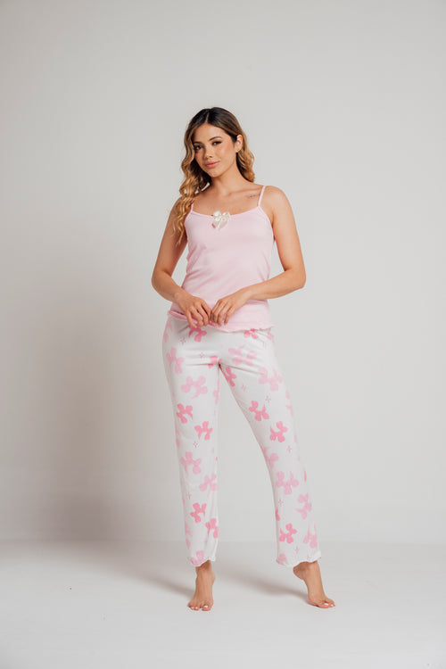 BS-160 PANTALON Y JUANITA ESTAMPADO PERROS GLOBO