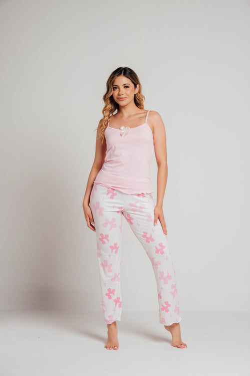 BS-160 PANTALON Y JUANITA ESTAMPADO PERROS GLOBO