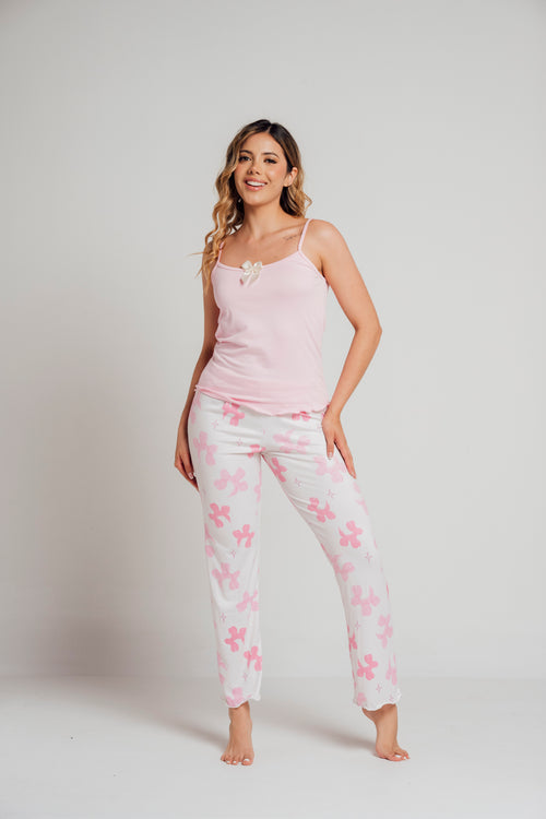 BS-160 PANTALON Y JUANITA ESTAMPADO PERROS GLOBO