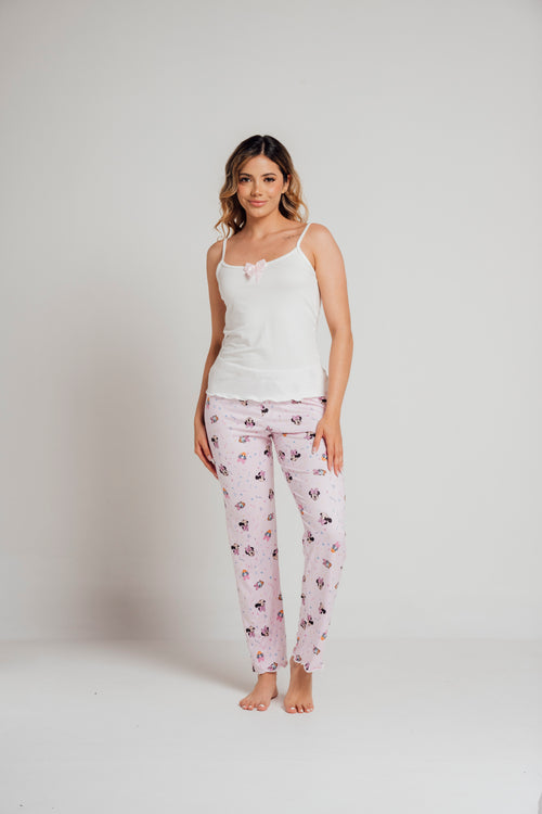 BS-156 PANTALON Y JUANITA ESTAMPADO MINNIE MOUSE