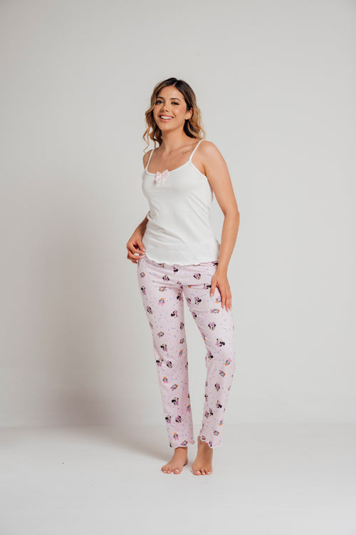 BS-156 PANTALON Y JUANITA ESTAMPADO MINNIE MOUSE