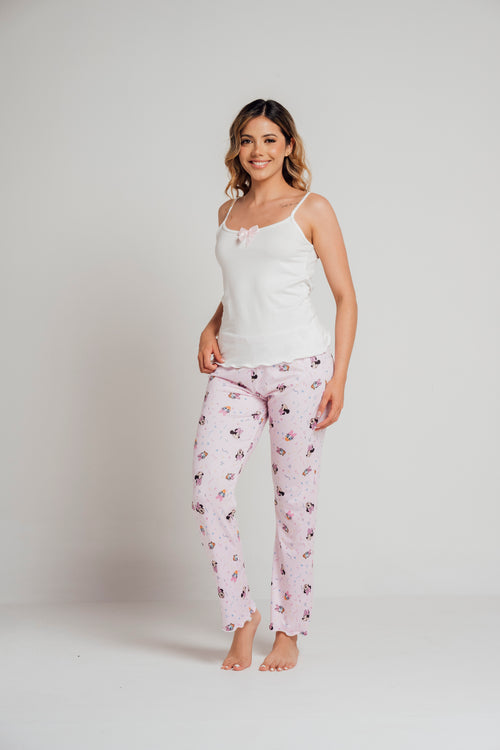 BS-156 PANTALON Y JUANITA ESTAMPADO MINNIE MOUSE