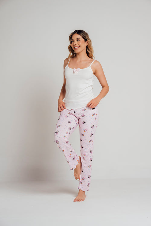BS-156 PANTALON Y JUANITA ESTAMPADO MINNIE MOUSE