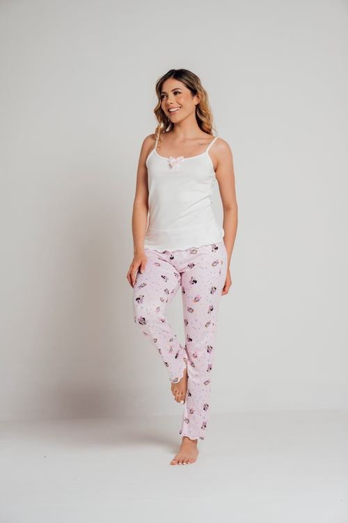 BS-156 PANTALON Y JUANITA ESTAMPADO MINNIE MOUSE