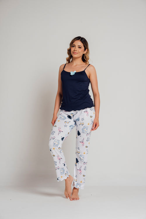 BS-153 PANTALON Y JUANITA ESTAMPADO VIAJES