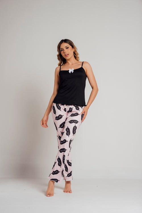 BS-159 PANTALON Y JUANITA ESTAMPADO ANTIFAZ
