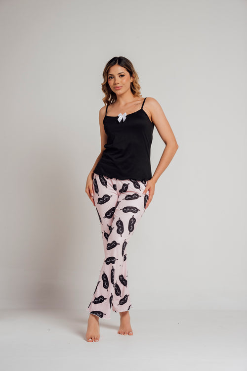BS-159 PANTALON Y JUANITA ESTAMPADO ANTIFAZ