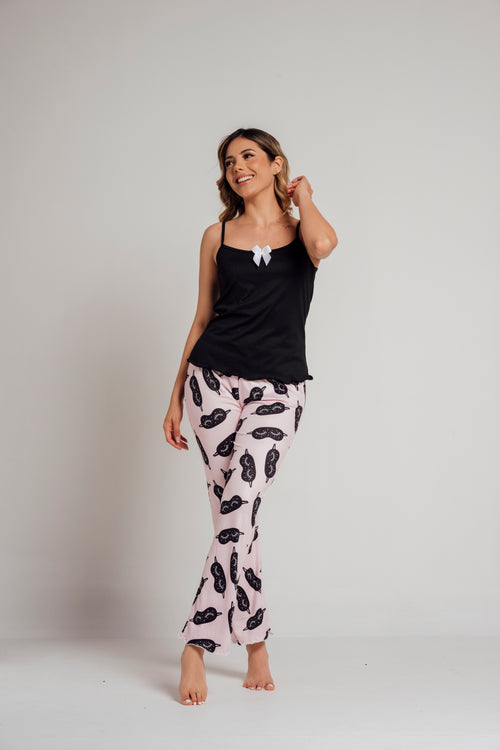 BS-159 PANTALON Y JUANITA ESTAMPADO ANTIFAZ