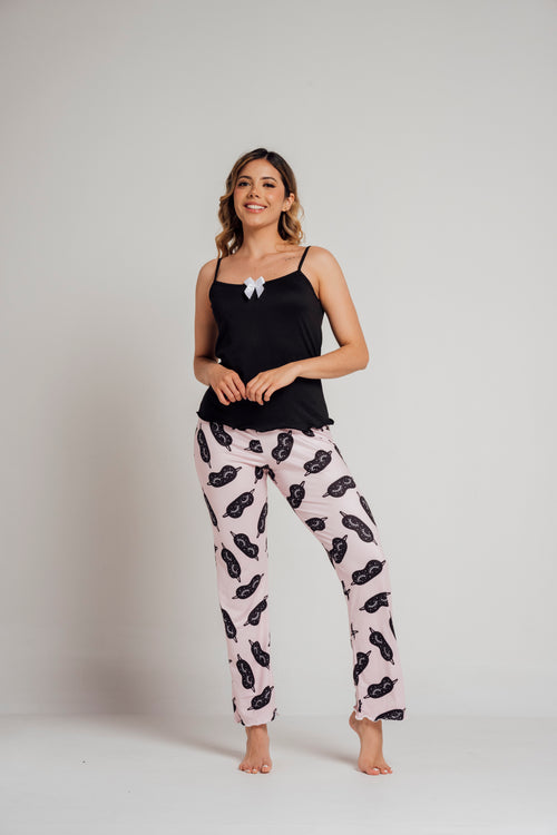 BS-159 PANTALON Y JUANITA ESTAMPADO ANTIFAZ