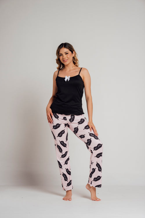 BS-159 PANTALON Y JUANITA ESTAMPADO ANTIFAZ
