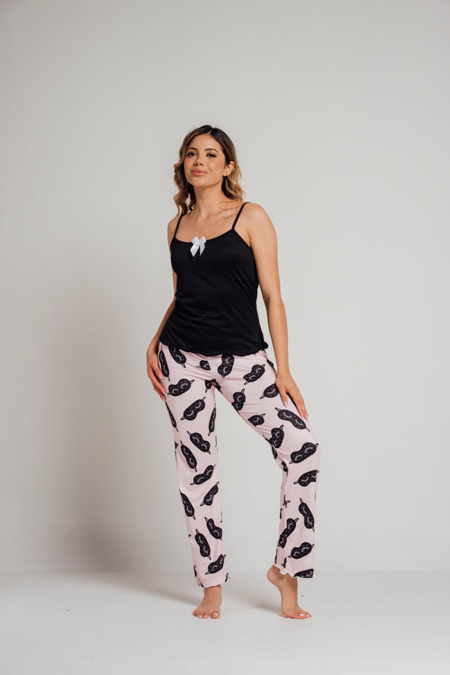 BS-159 PANTALON Y JUANITA ESTAMPADO ANTIFAZ