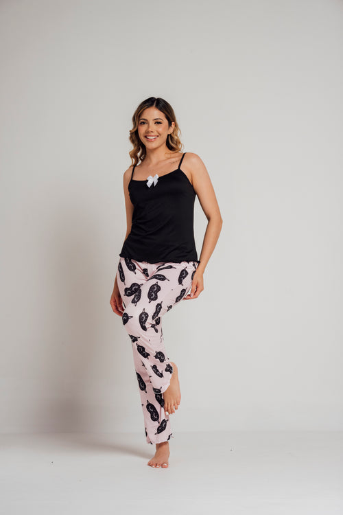 BS-159 PANTALON Y JUANITA ESTAMPADO ANTIFAZ