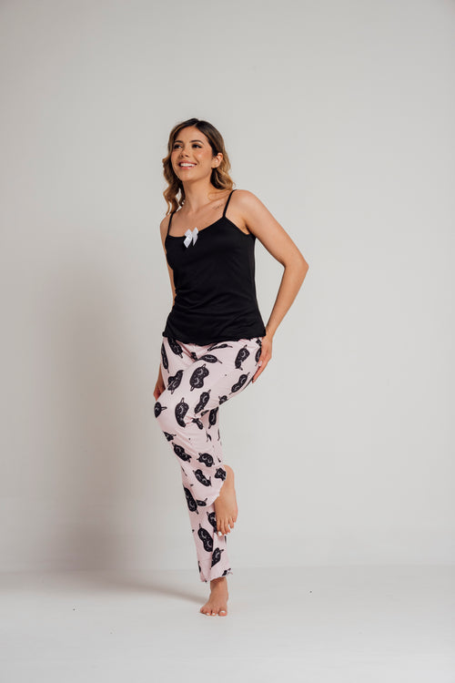 BS-159 PANTALON Y JUANITA ESTAMPADO ANTIFAZ